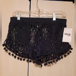 Miken lace swim cover short